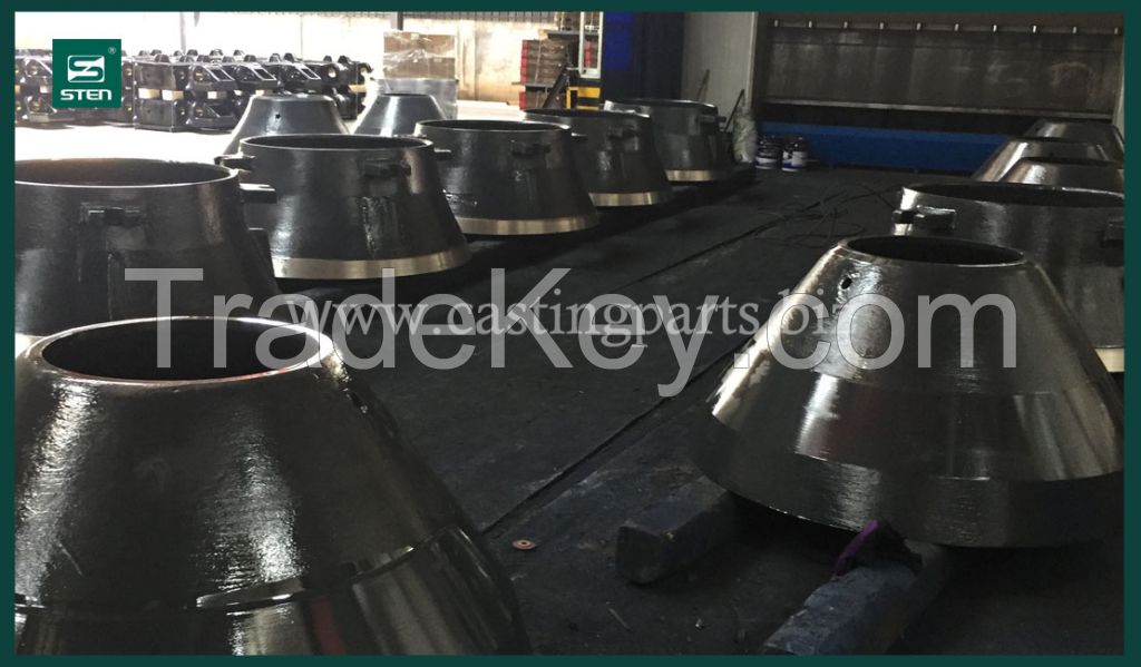 Sandvik cone parts, Cone Crusher parts, Concave & Mantle , Bowl Liner, Sandvik Crusher Liners