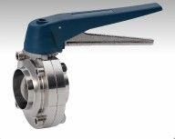 Stainless Steel welded sanitary butterfly valve(304/316L)