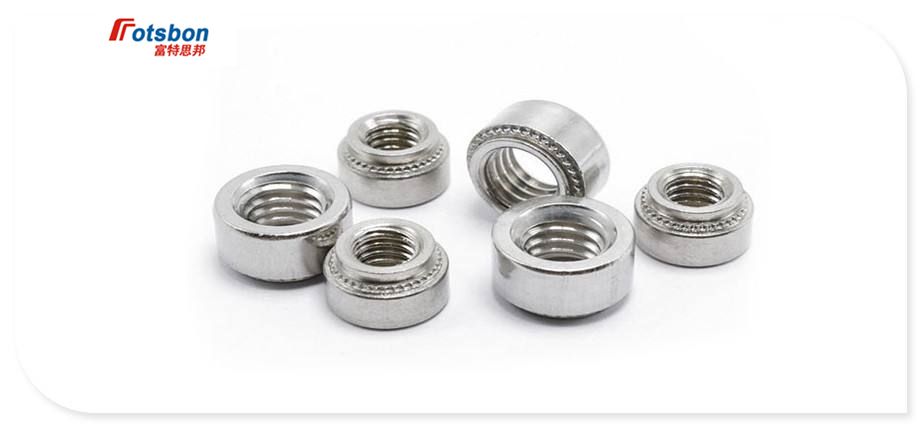 200pcs S-M2-0/S-M2-1/S-M2-2 Self-clinching Nuts Zinc Plated Carbon Steel Press In Nuts PEM Standard Factory Wholesales