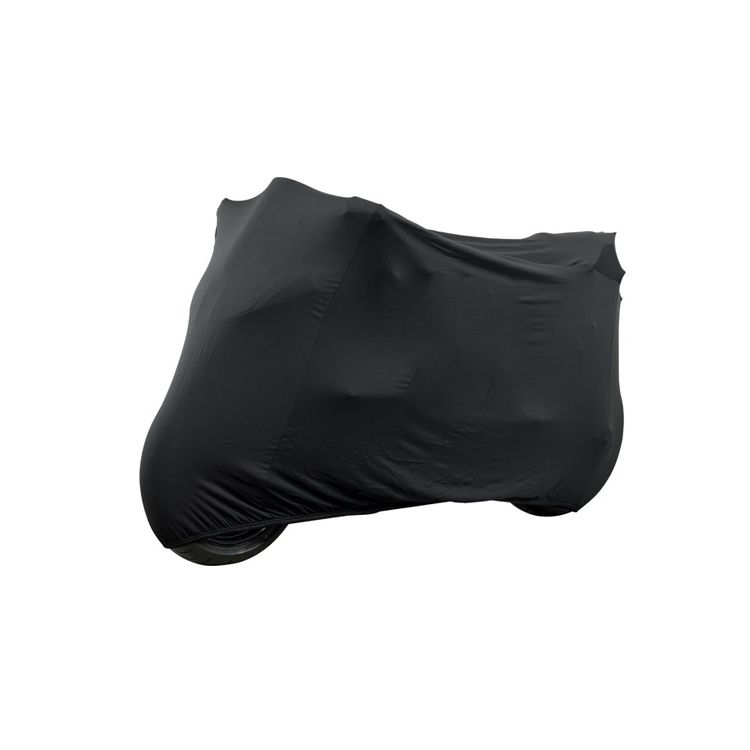 Stock Black Indoor Super Soft Stretch Motorcycle Cover