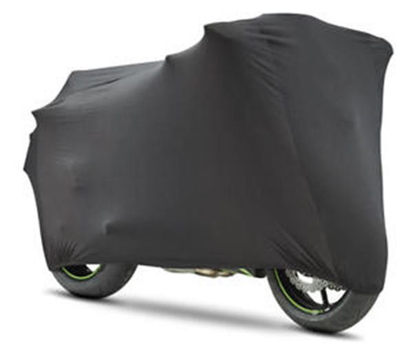 Stock Black Indoor Super Soft Stretch Motorcycle Cover