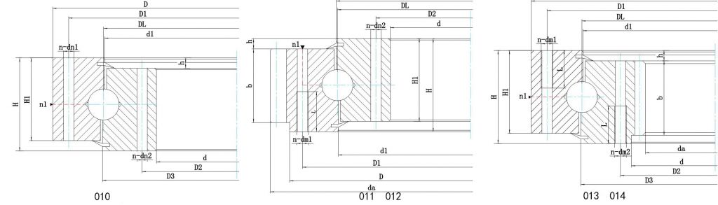 FH ball bearing slewing rings