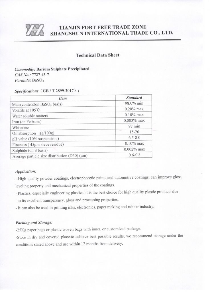 Barium Sulphate