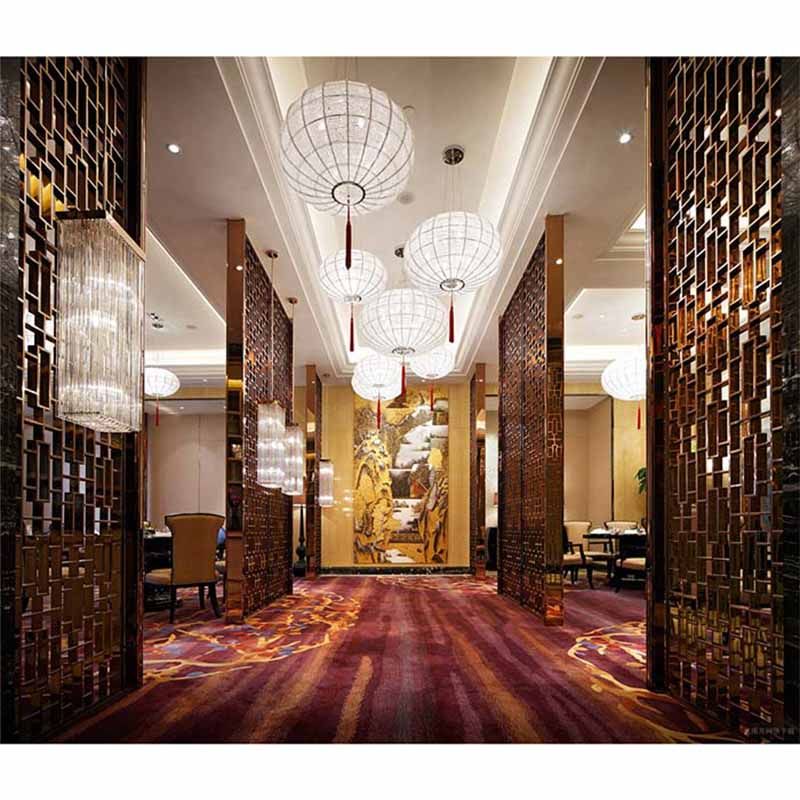 Luxury Metal screen Partition Wall Decoration for home/hotel