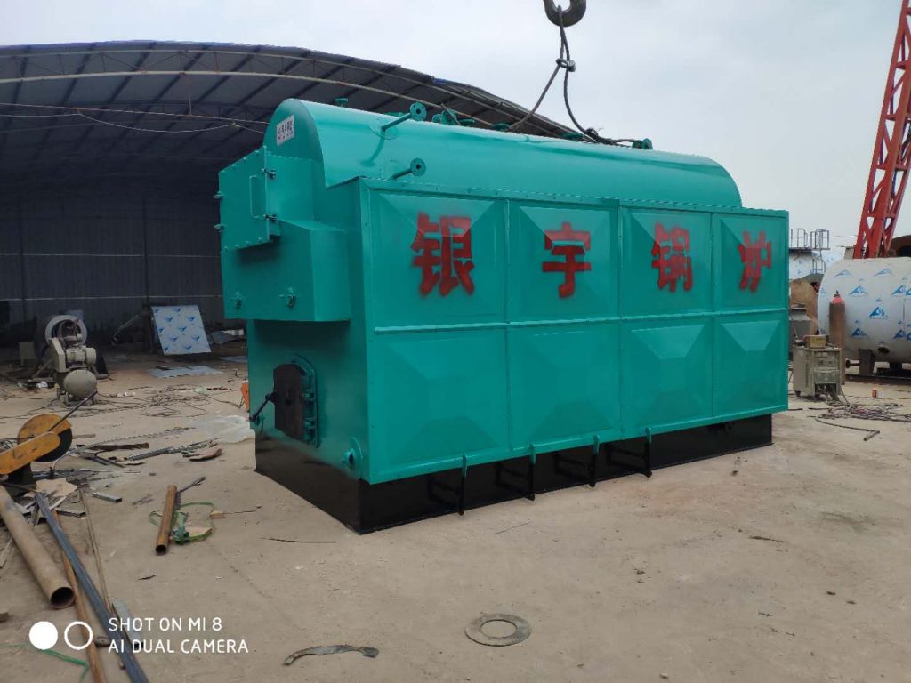 Horizontal coal/biomass fired steam boiler