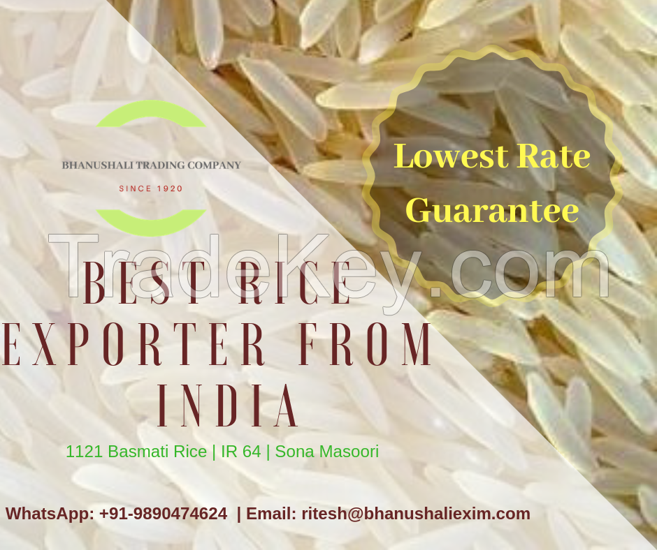 Indian Long Grain Rice, Basmati Rice, Non basmati Rice