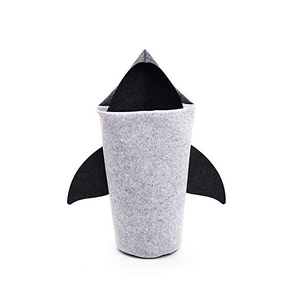 Shark Felt Toy Organizer,Storage Basket