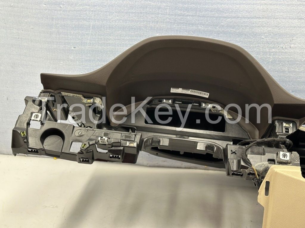 2017 - 2019 AUDI Q7 FRONT DASH DASHBOARD INSTRUMENT PANEL BROWN OEM