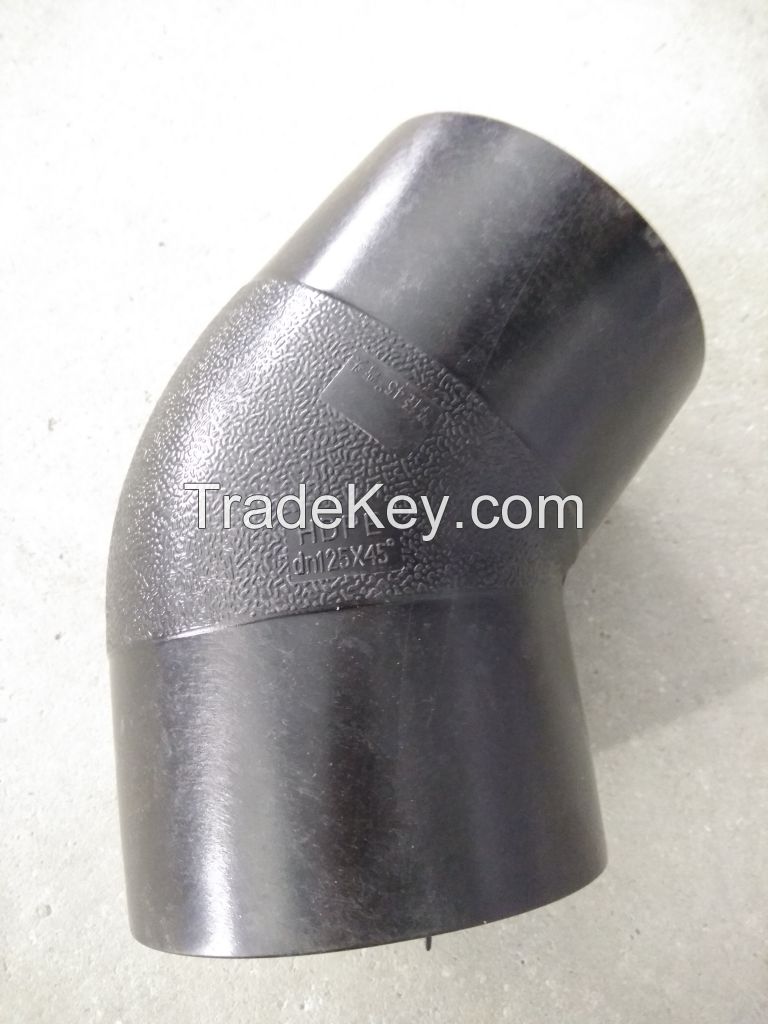 Pipe fitting butt fusion fitting pe100 63mm hot sale