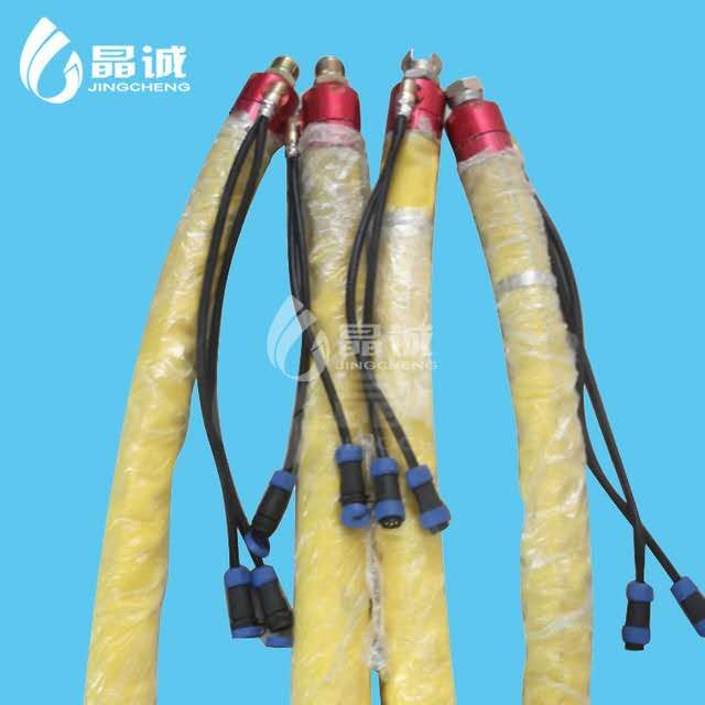 Waterproof asphalt pipe, hose, electric heating hose