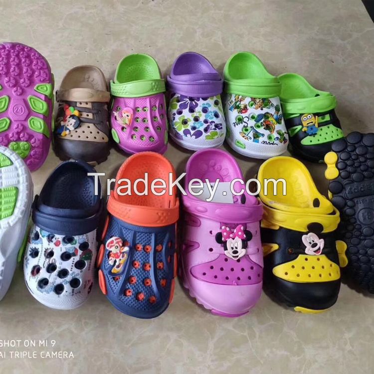 Cheapest Price Kids EVA Slippers Shoe Factory Large Quantity Stock Mix Size