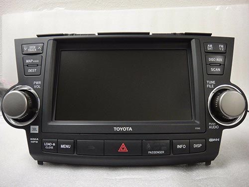 2008-2010 Toyota Highlander OEM GPS NAVIGATION SYSTEM 5th GEN E7014 E7015 USED 