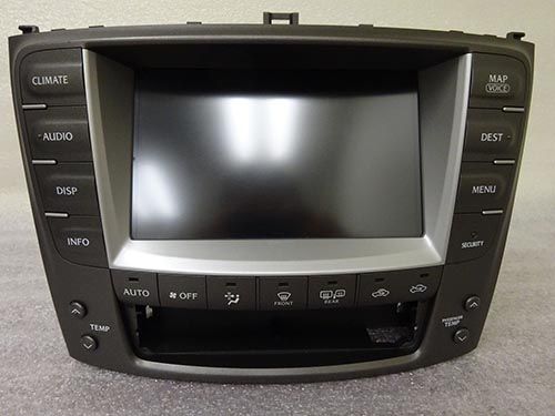 06-09 Lexus IS250 IS350 Navigation OEM GPS Nav Monitor Screen Climate Control 