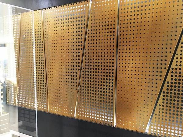 >Perforated Copper Sheet â€“ Especially Ideal for Interior Decorations