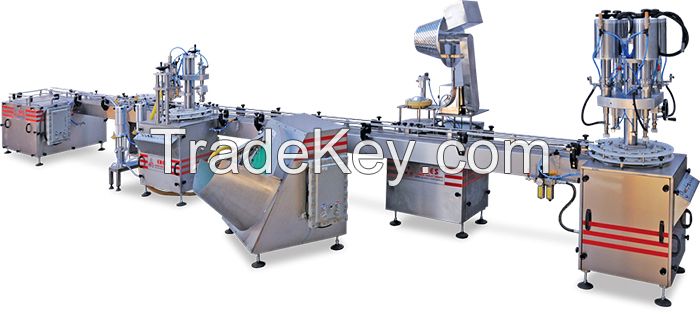 Aerosol Filling And Crimping Machine