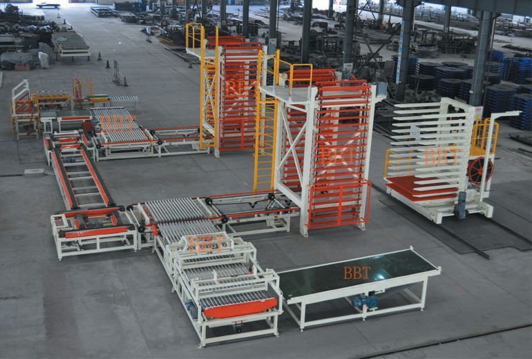 Full automatic brick loading and unloading machine for auto brick project 