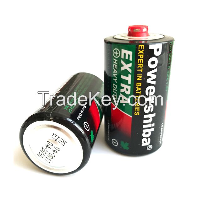 China battery manufacturer 1.5V d type battery for torch light