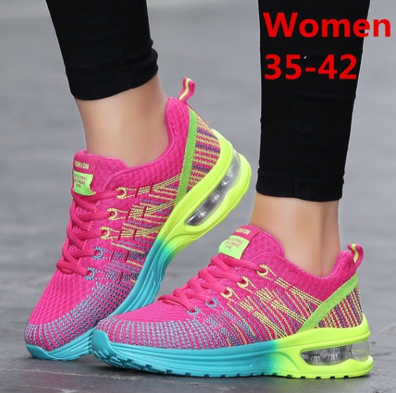 Women Outdoor Breathable Comfortable High Quality Athletic Sport Shoes Shoes Lightweight Athletic Mesh Sneakers