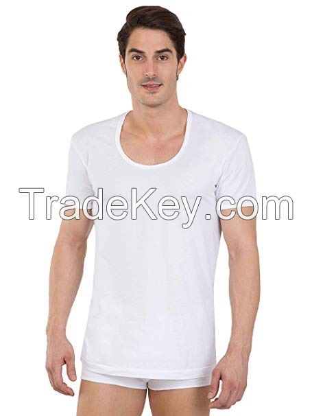 Men's Cotton Undershirt Half Sleeve (Modern Classic)