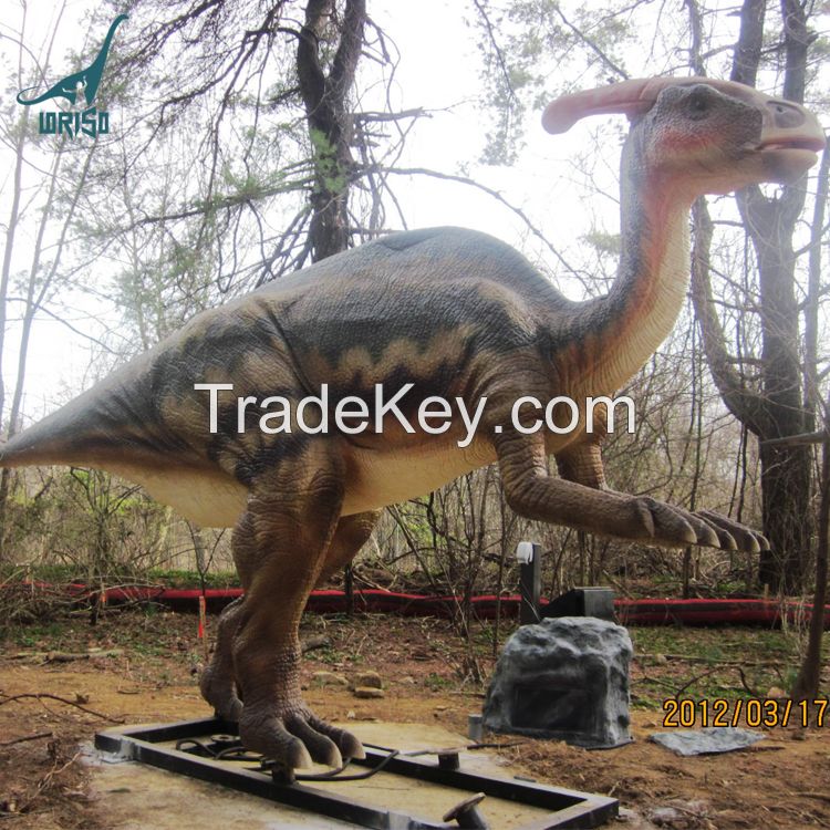 LORISO2030 Jurassic Park Life Size Animatronic Dinosaur Parasaurolophus