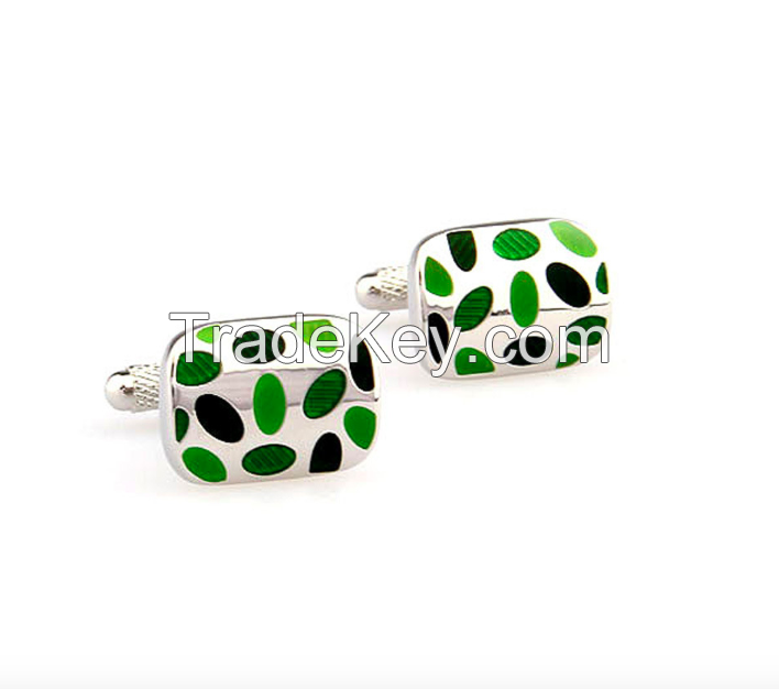 Enamel Spot Cufflink