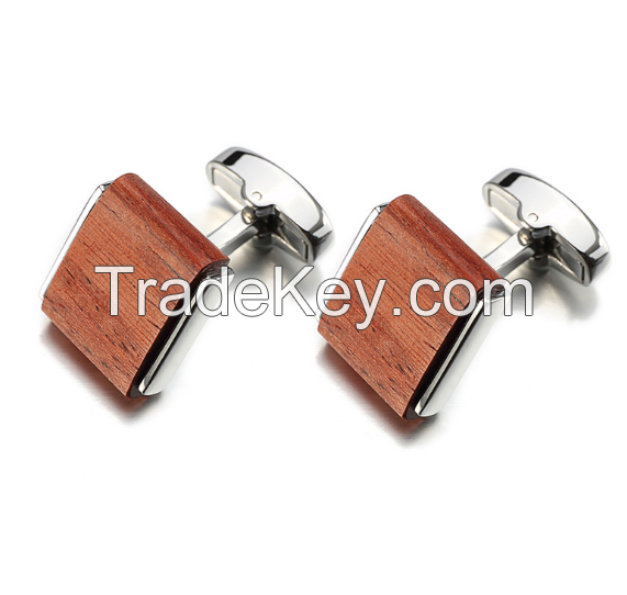 Red Wood Cufflink