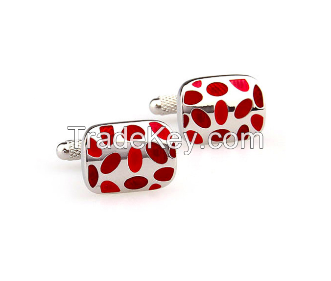 Enamel Spot Cufflink