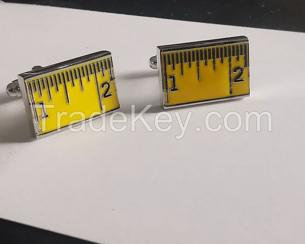 Ruler Cufflink