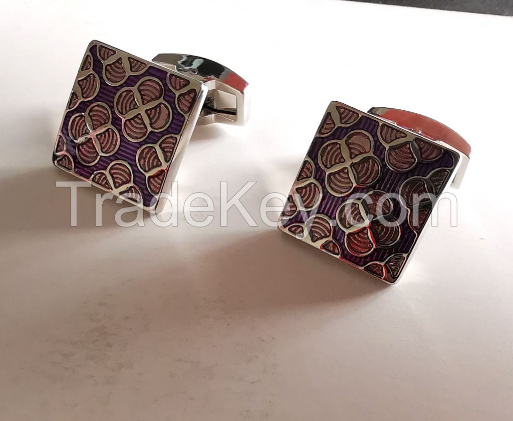 Enamel Cufflink