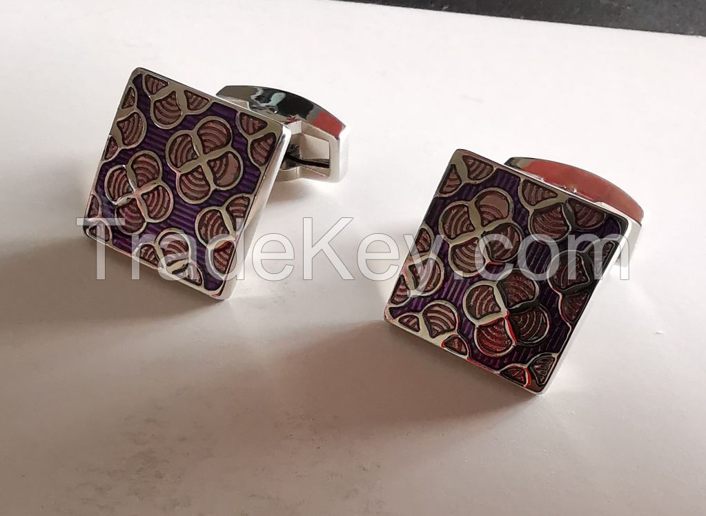 Enamel Cufflink