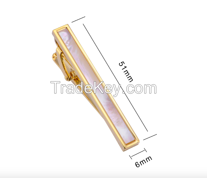 Gemstone Tie Clip