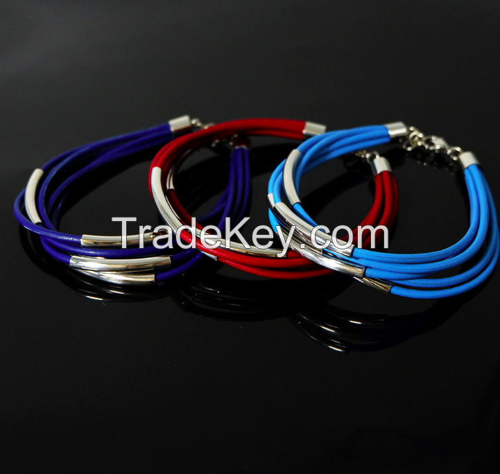 Stringthread Leather Bracelet