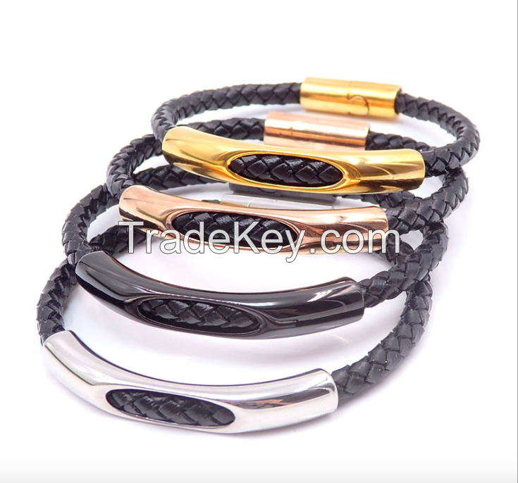 Hollow Leather Bracelet