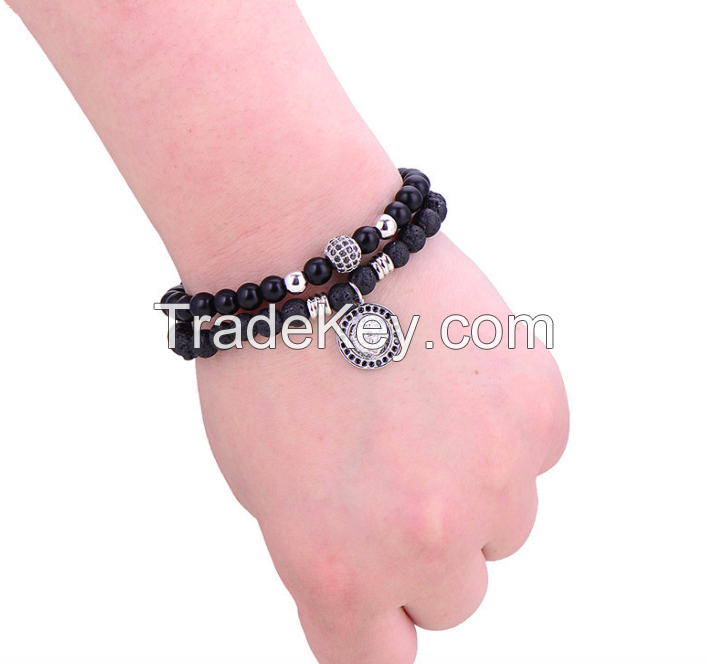 Lion Sign Beads Bracelet