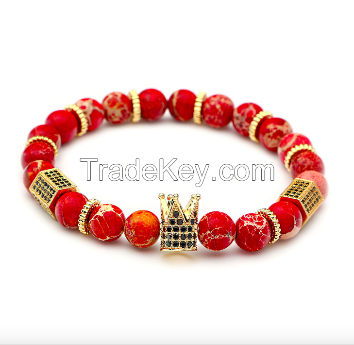 Crown Beads Bracelet