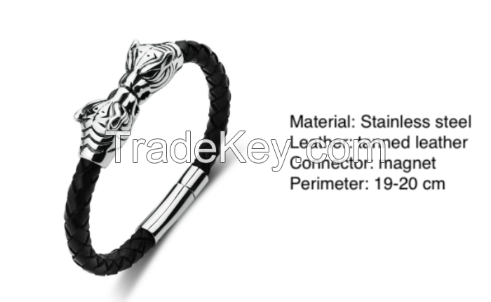 Leopard Leather Bracelet