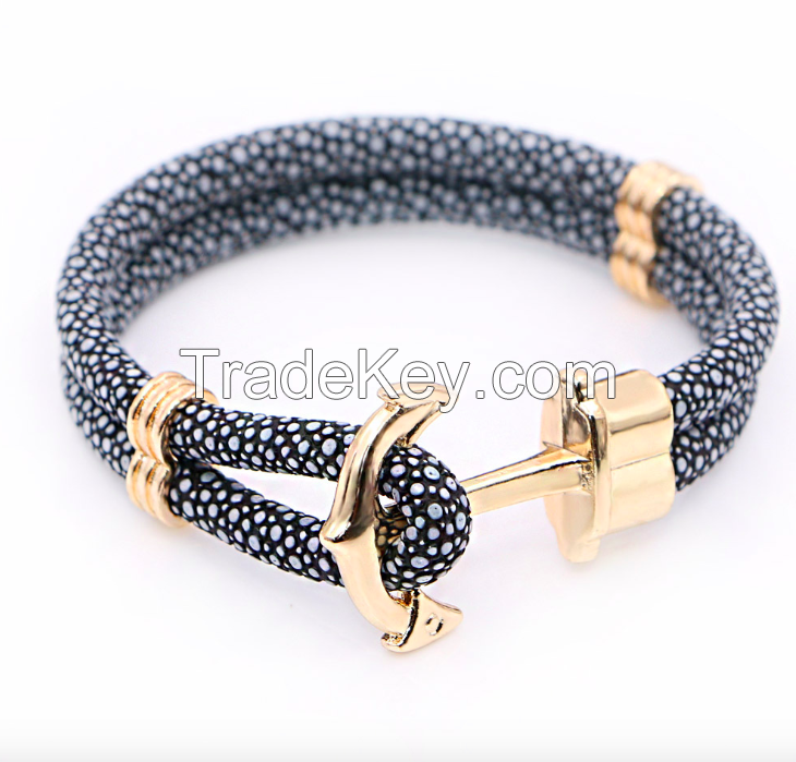Stinggray Leather Bracelet