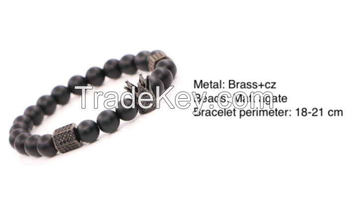 Crown Beads Bracelet