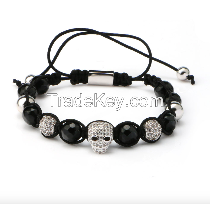 Skull Beads Bracelet