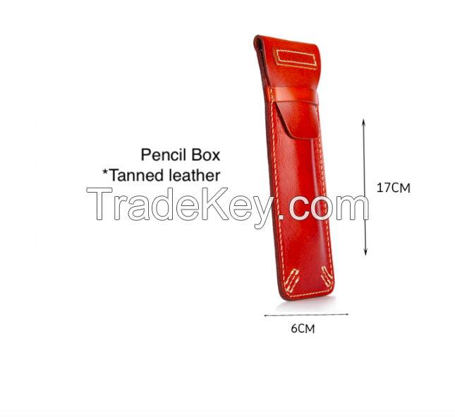 Leather Pencil Box-2