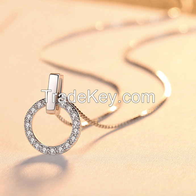 Gemstone Necklace, Circle Necklace -26