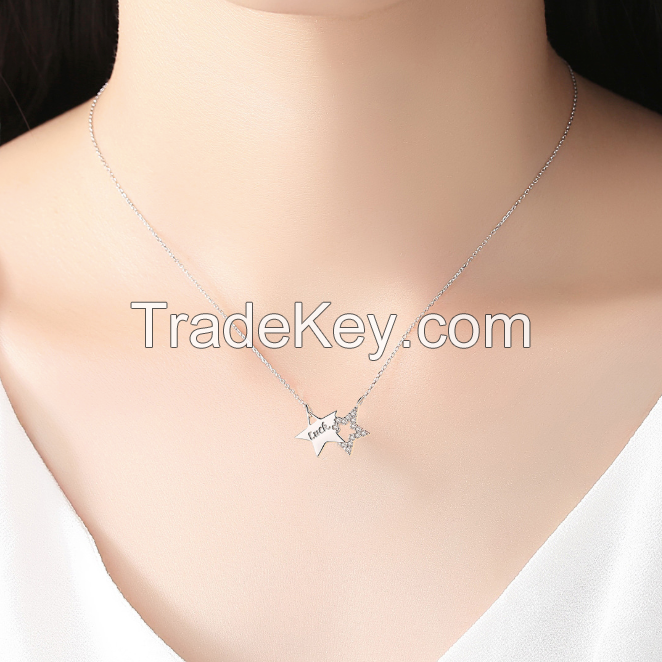 Gemstone Necklace, Star Necklace -24