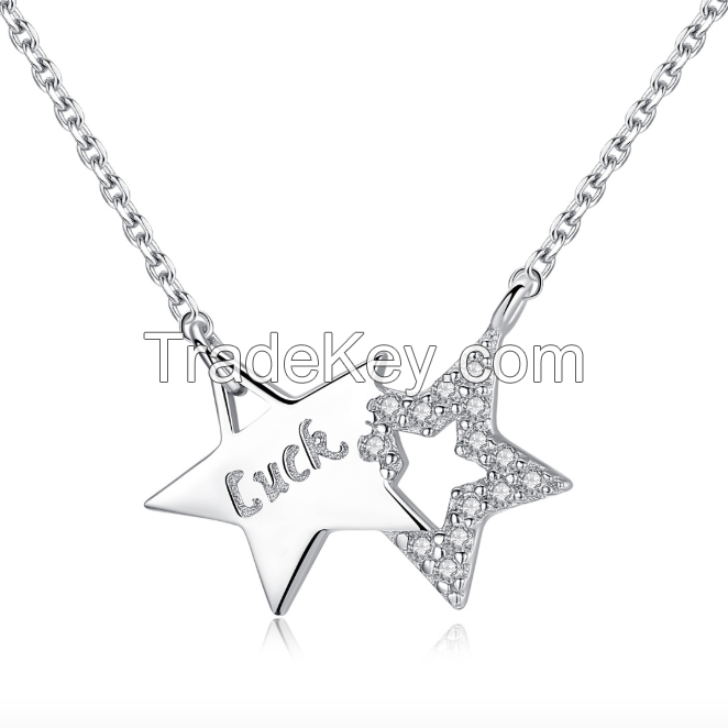 Gemstone Necklace, Star Necklace -24