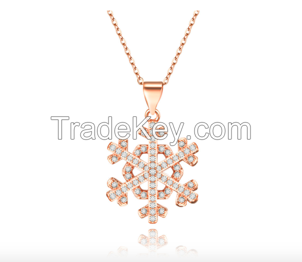 Gemstone Necklace Flower Shape Necklace-N2