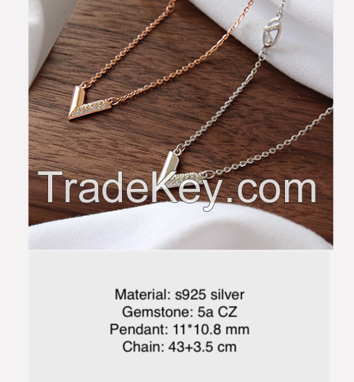 Silver Dot Necklace-SN8