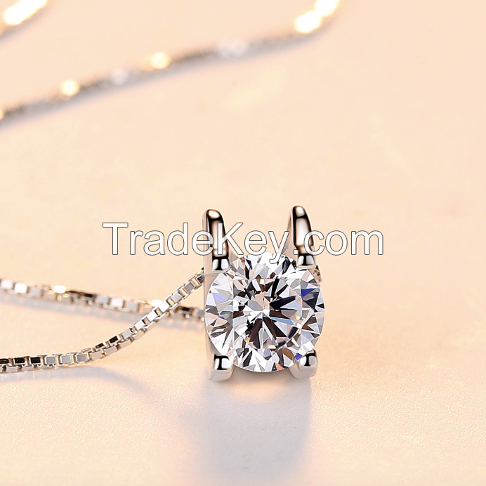 Solitaire Gemstone Necklace-17