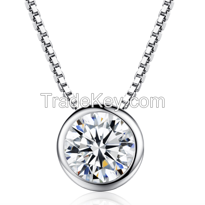 Solitaire Gemstone Necklace-13