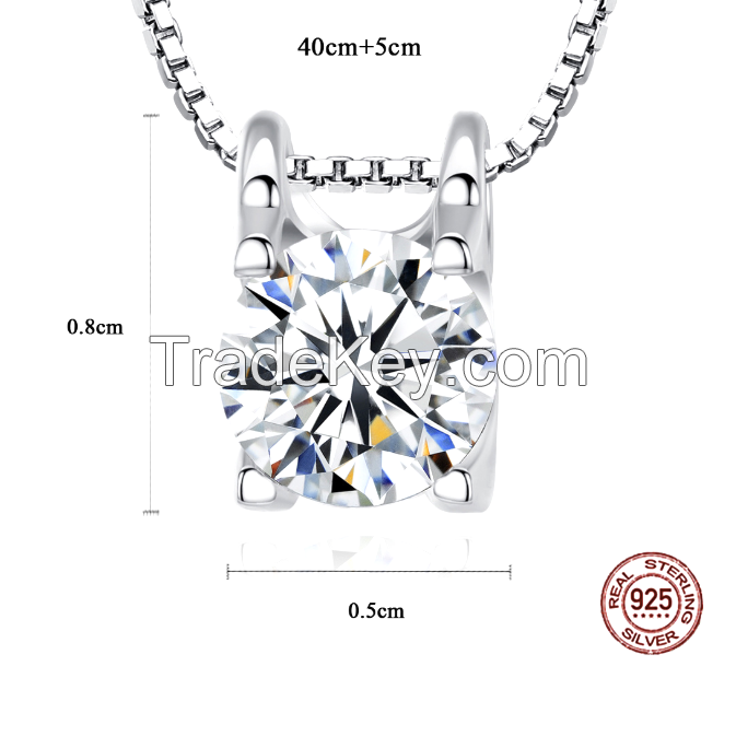 Solitaire Gemstone Necklace-17