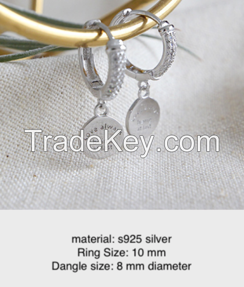 Chandelier Silver Earring-33