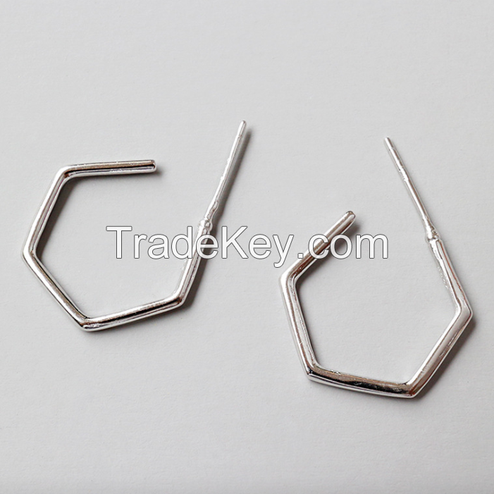 Hoop Silver Earring-03